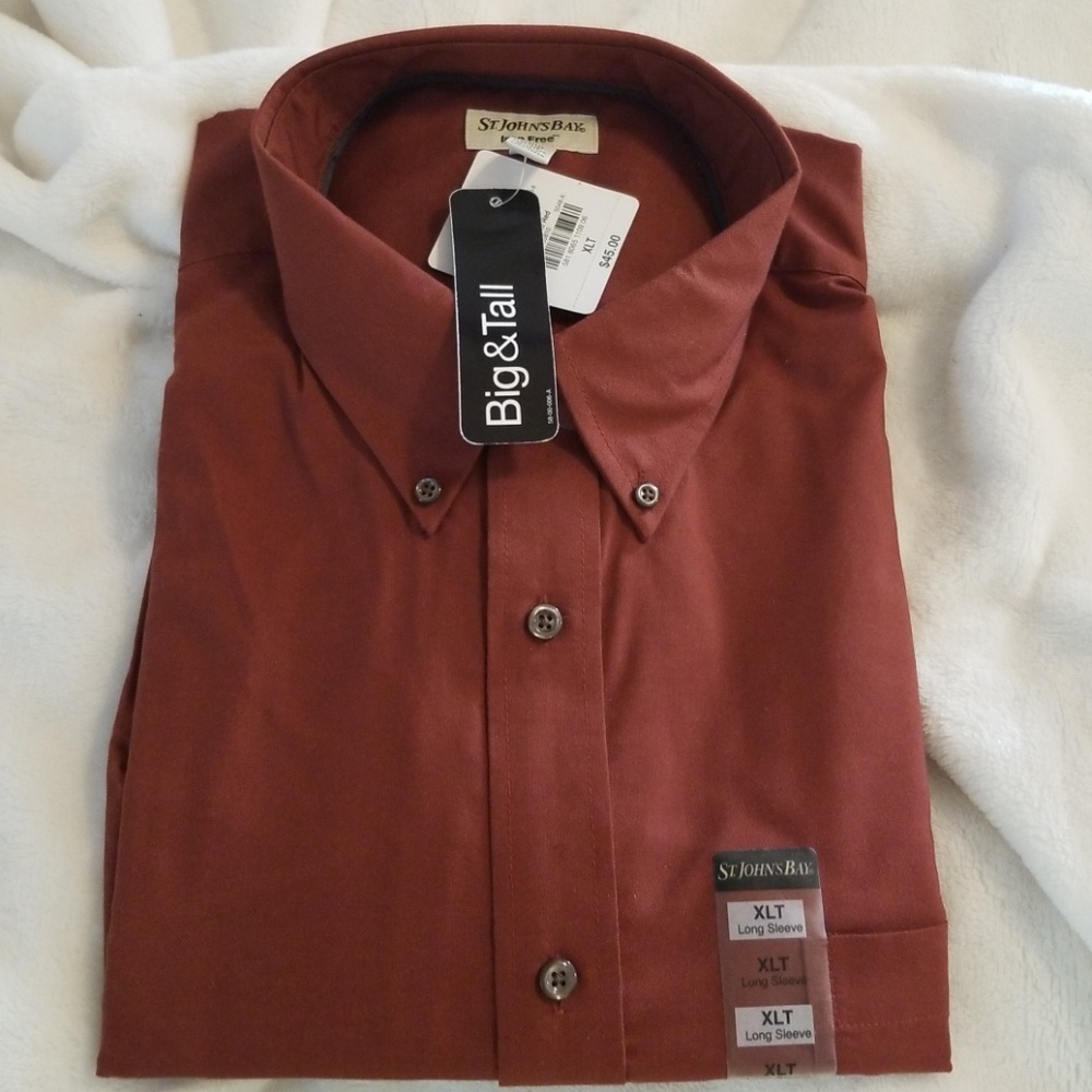 St. John's Bay Long Sleeve Dress Shirt
